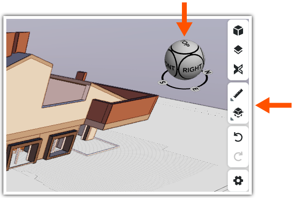 In the Model Manager tool, the right toolbar in the Model Viewer helps to control the visual environment and your interactions with the model. 