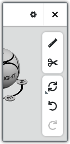 In the Model Manager tool, the right toolbar in the Next-Gen Viewer helps to control the visual environment and your interactions with the model.