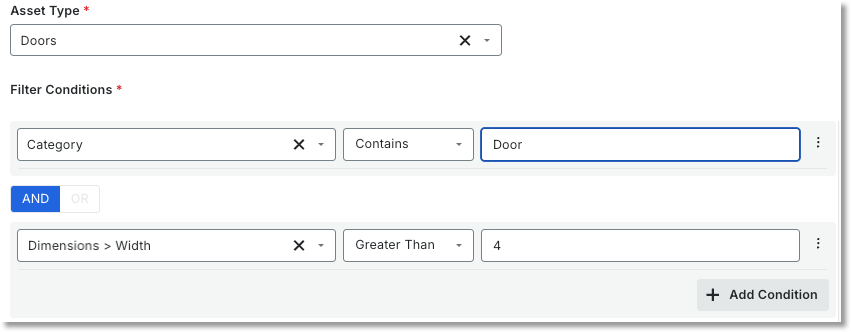 Assets- Import Parameters