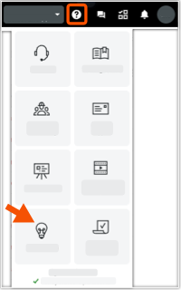 The Post an Idea option in the Help menu of the Procore which launches the Procore Feedback Forum for users. 