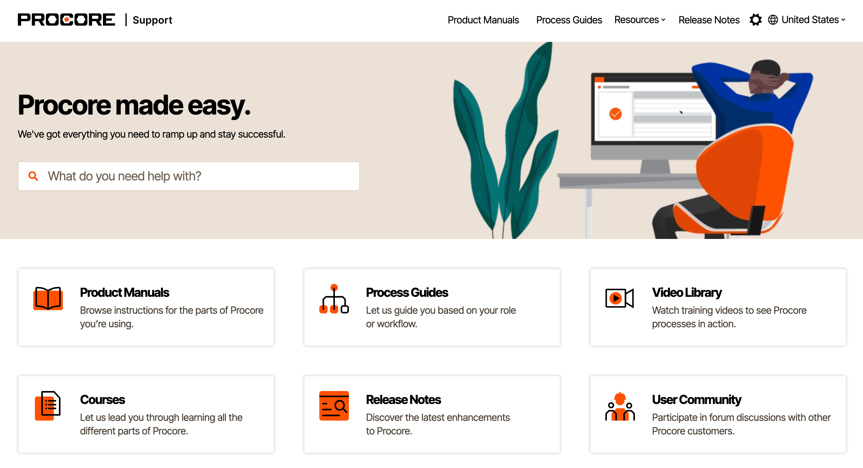 Support Site Homepage