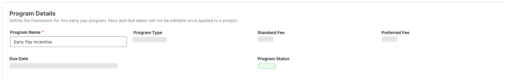 Edit Program Name