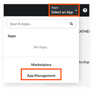 Select App Management