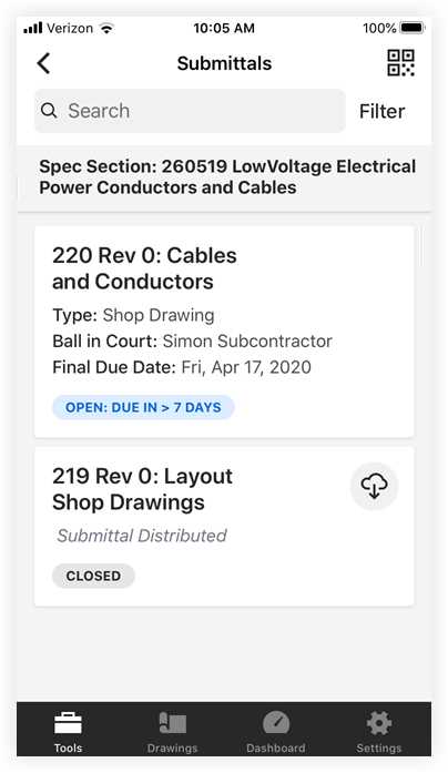 submittals-mxp-ios-list-view.png