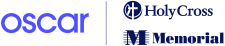 Oscar + Holy Cross + Memorial logo