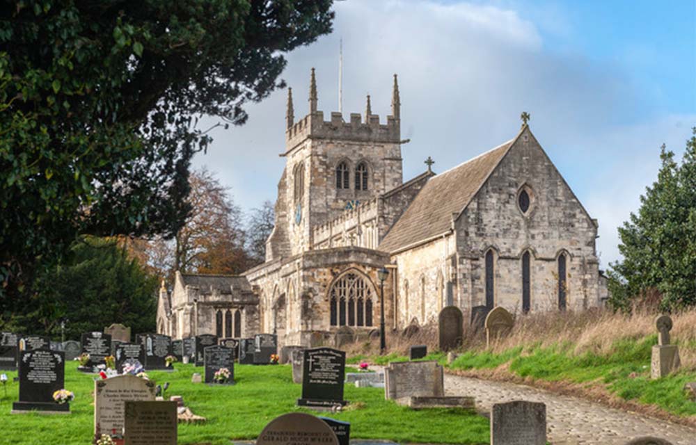 Image of church in Sherburn in Elmet