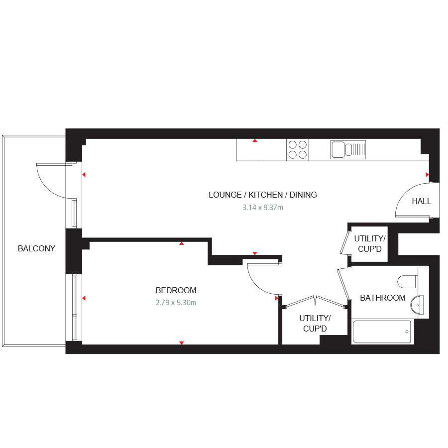 Carlton Place - Type-D-07 - Floorplan