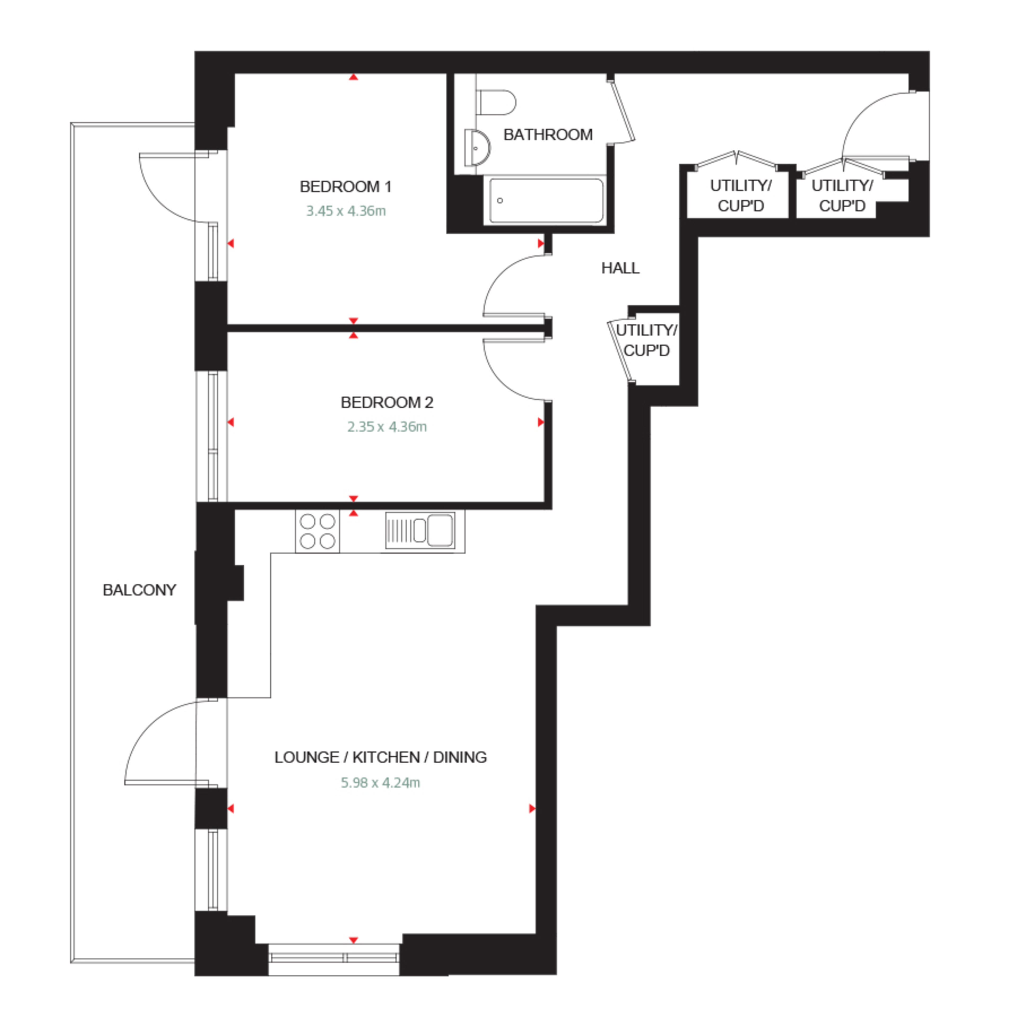 Carlton Place - Type-D-06 - Floorplan