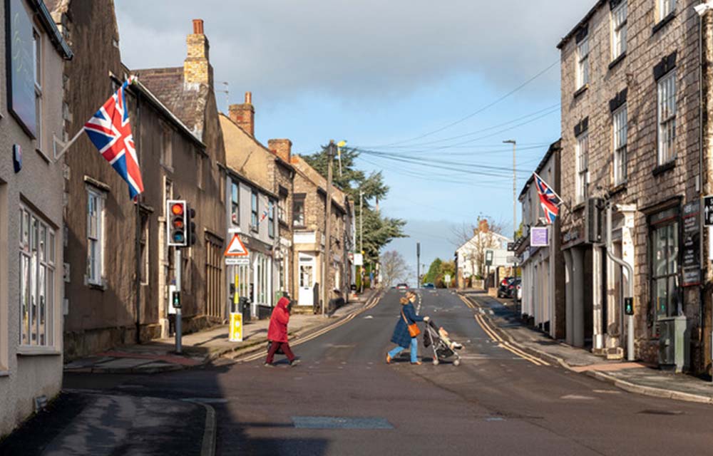 Street in Sherburn in Elmet