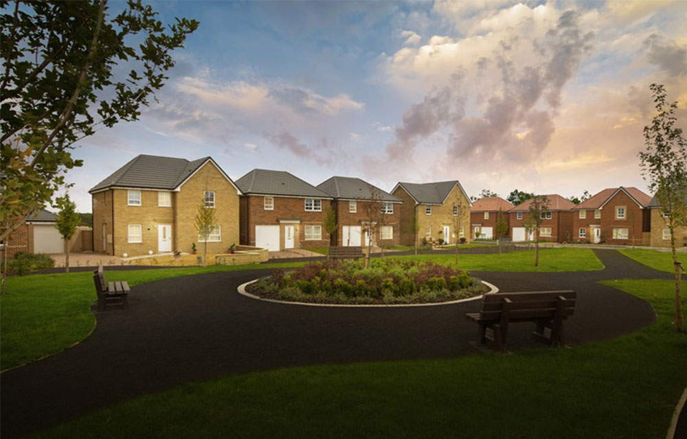 New homes at Church Fields, New Hartley Persona Homes