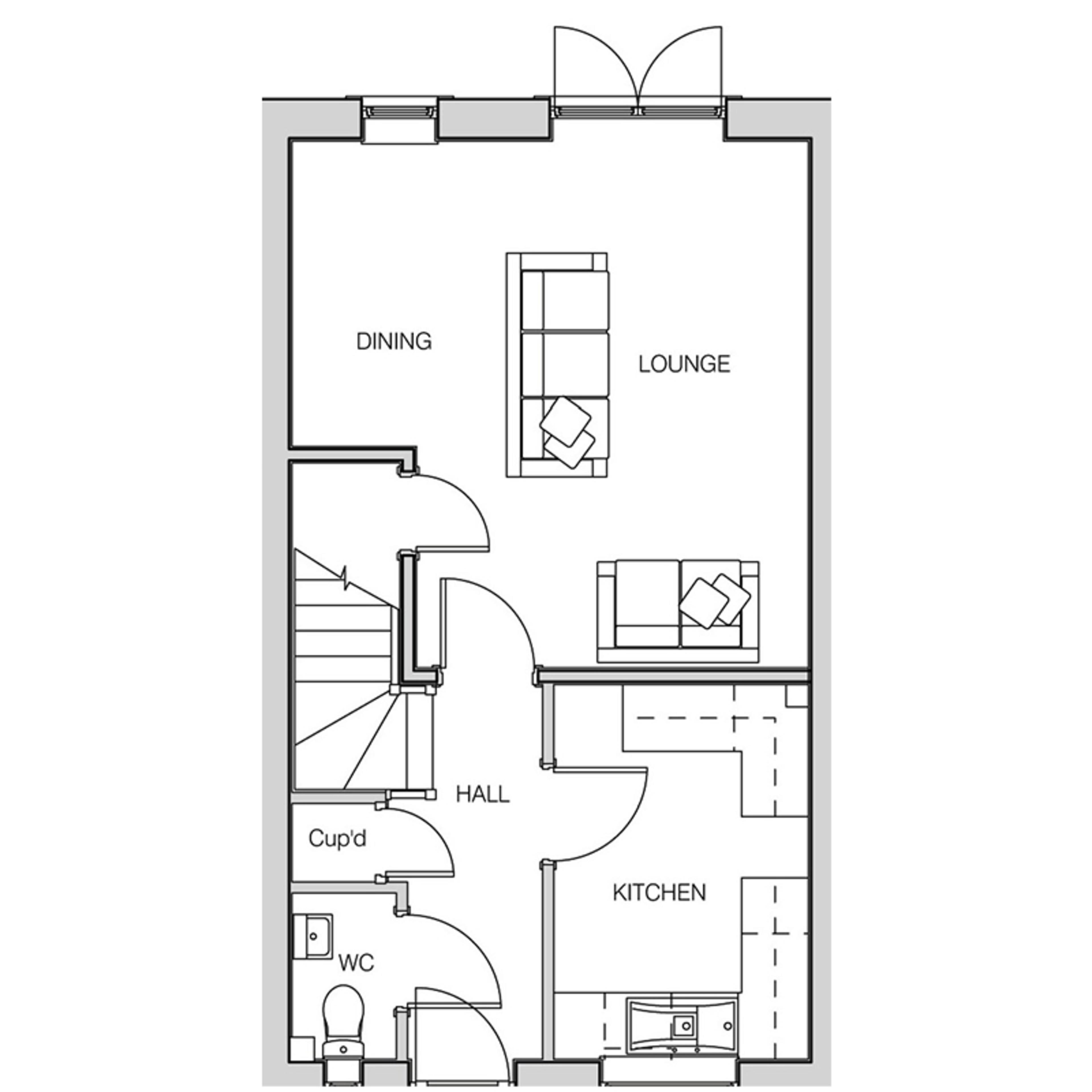 Eamont Chase - Petteril - Ground floor plan