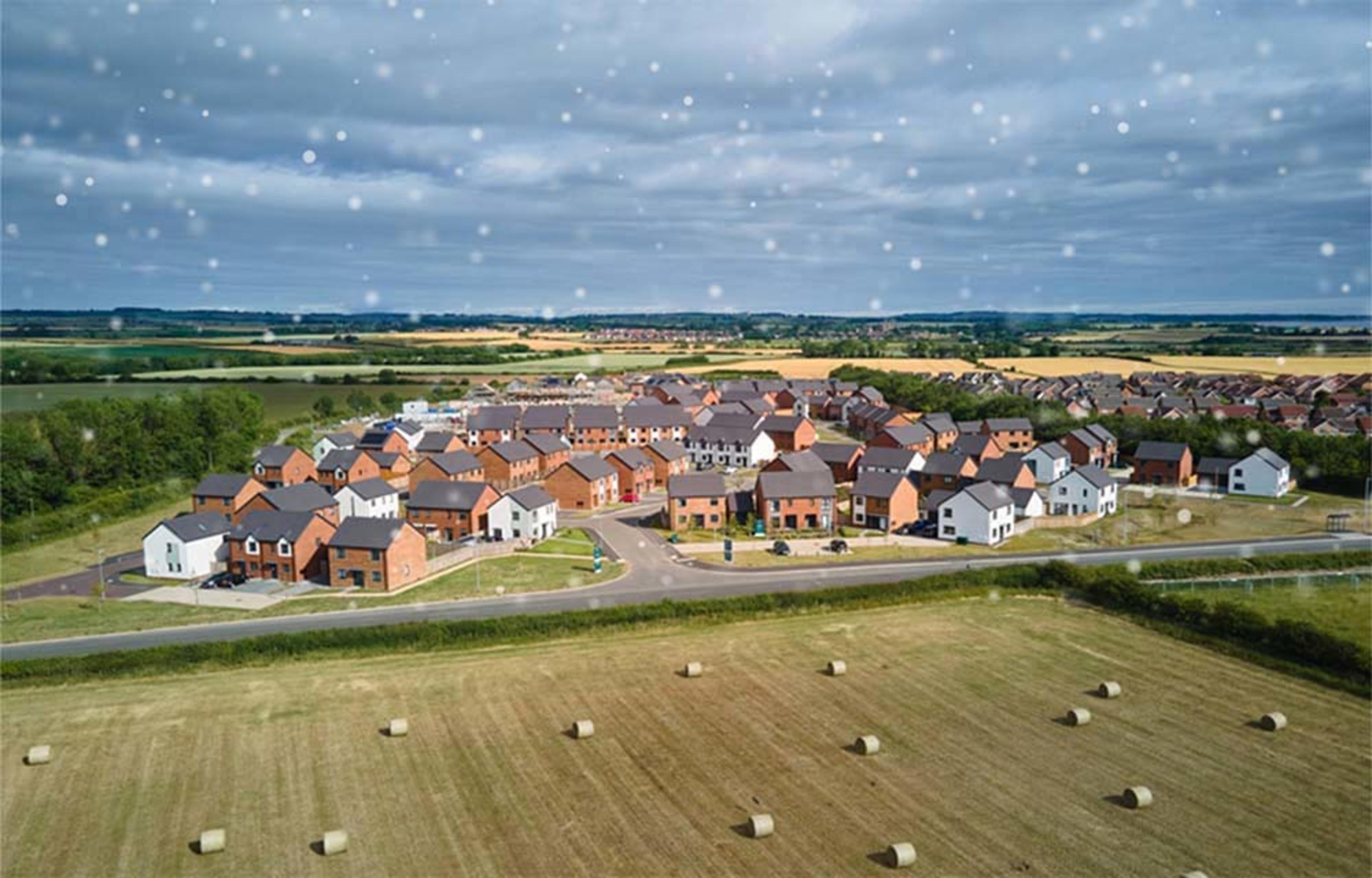 Longstone Manor - Snowing