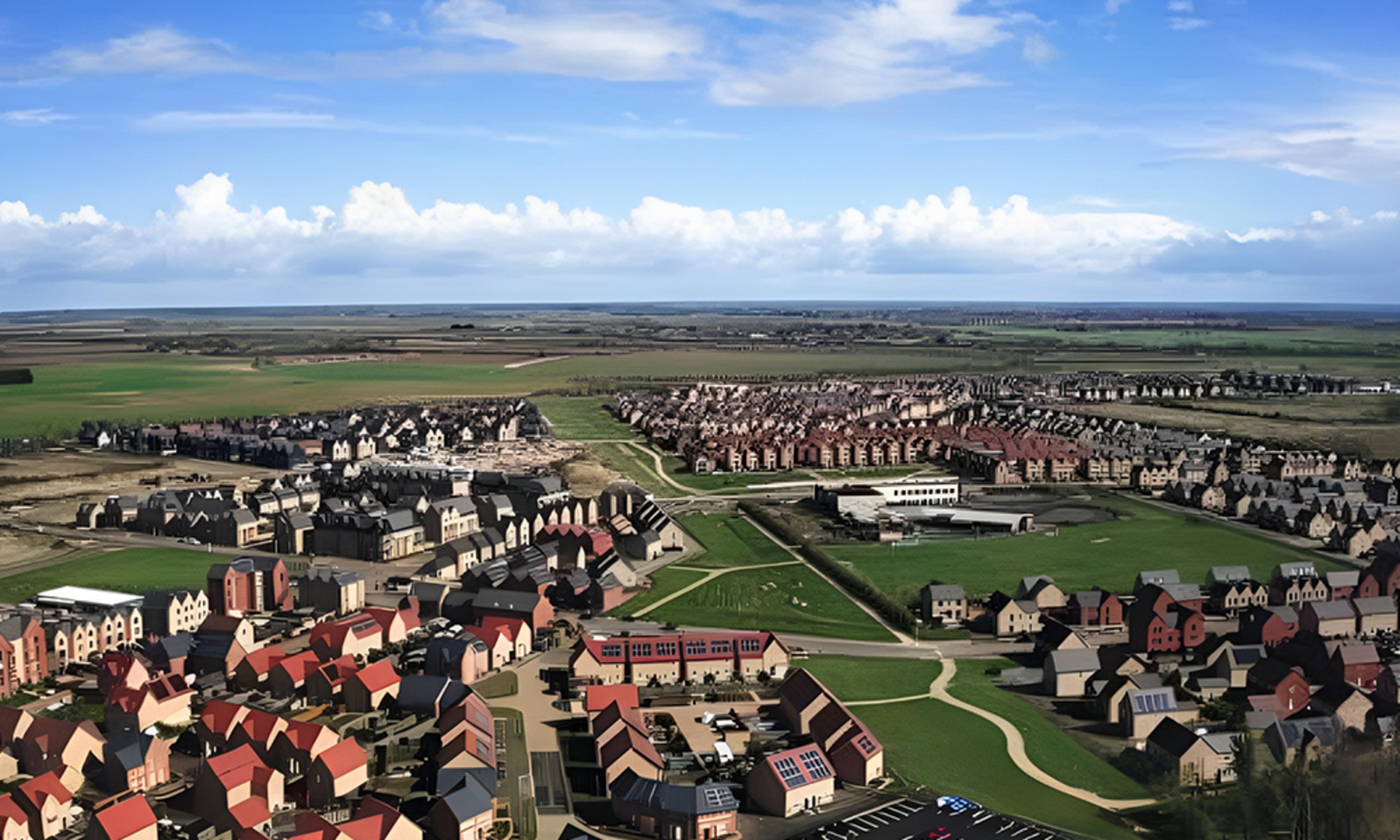 Stirling Fields - Aerial image