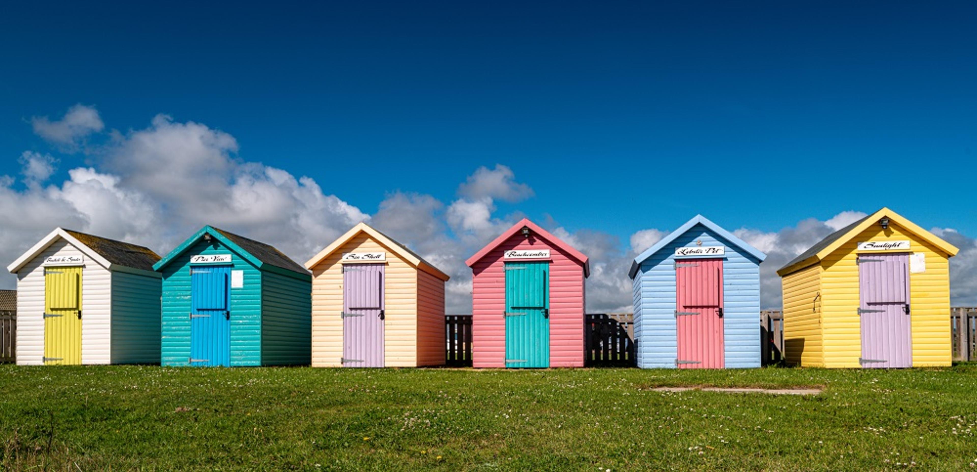 Amble beach huts