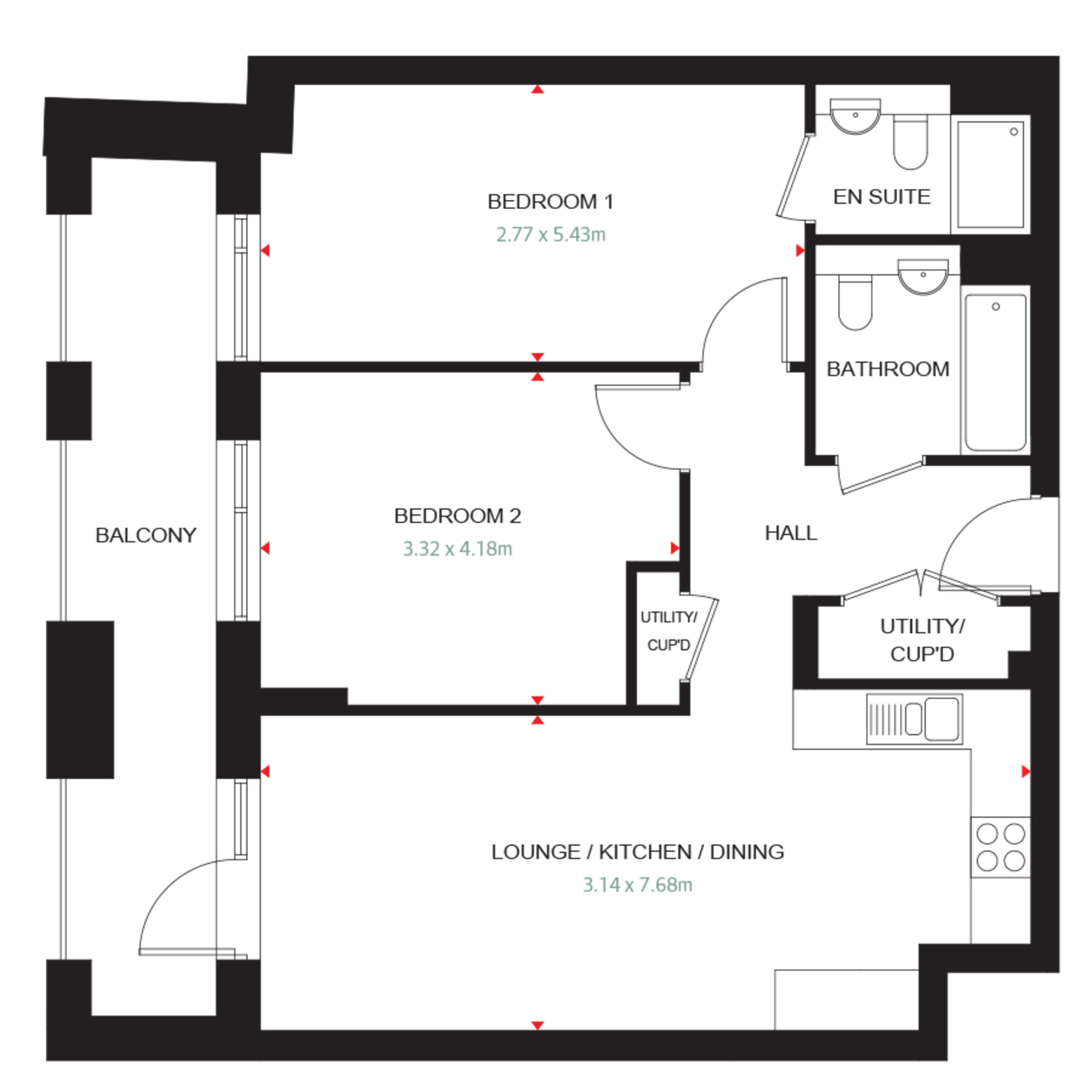 Carlton Place - Type-D-09 - Floorplan