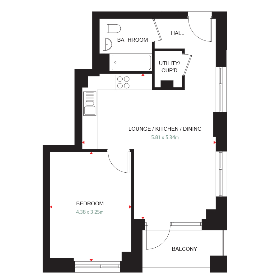 Carlton Place - Type-D-05 - Floorplan