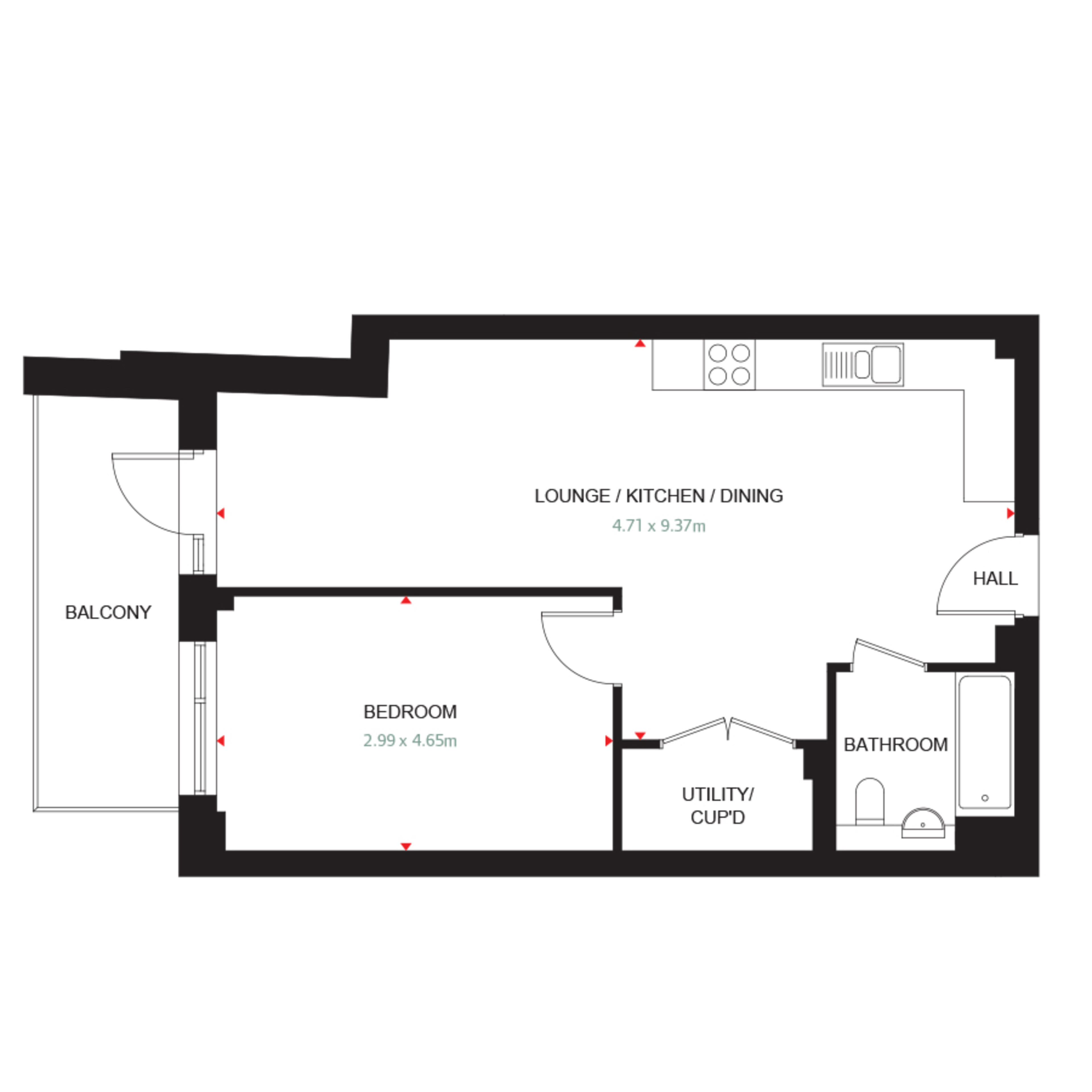 Carlton Place - Type-D-08 - Floorplan