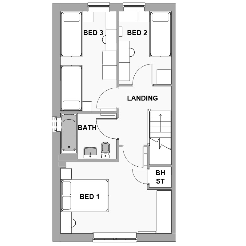 Carleton Chase - Plumpton - First floor