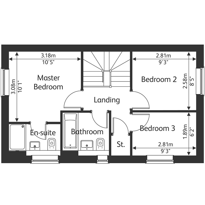 Riverside Place - Ashgate - first floor
