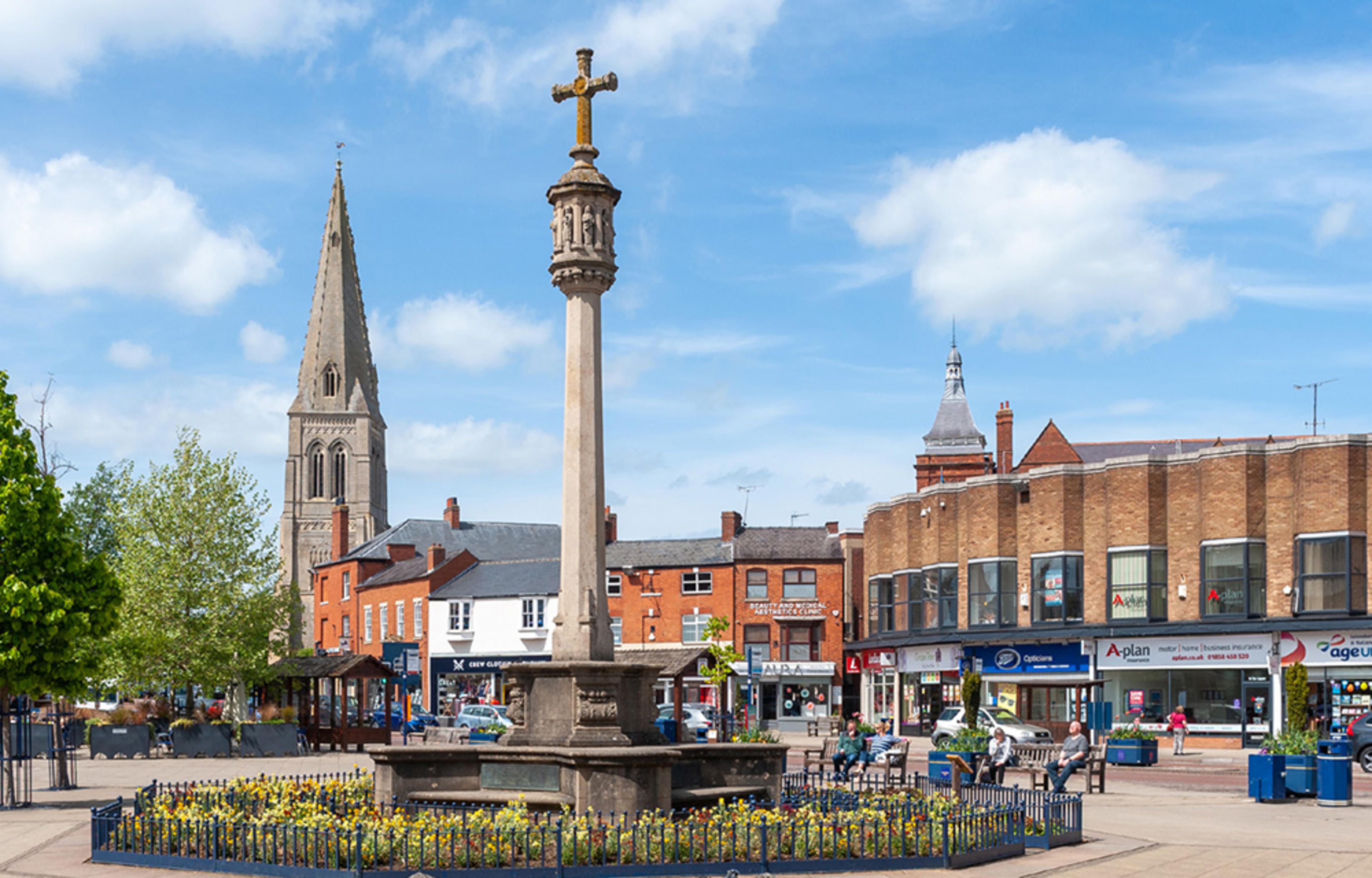 Viridian Meadows - Desborough town square