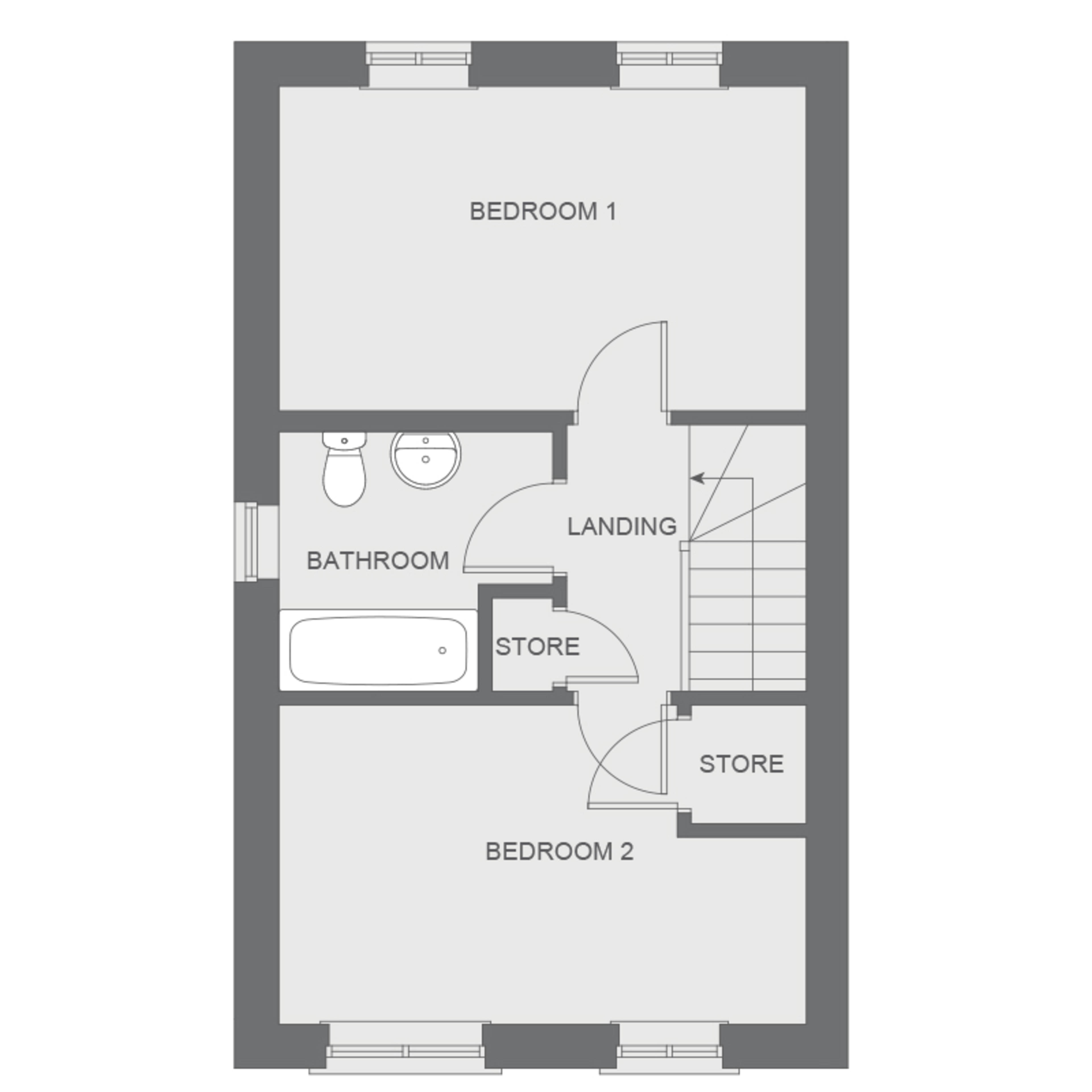 Jubilee Gardens - Tan - first floor