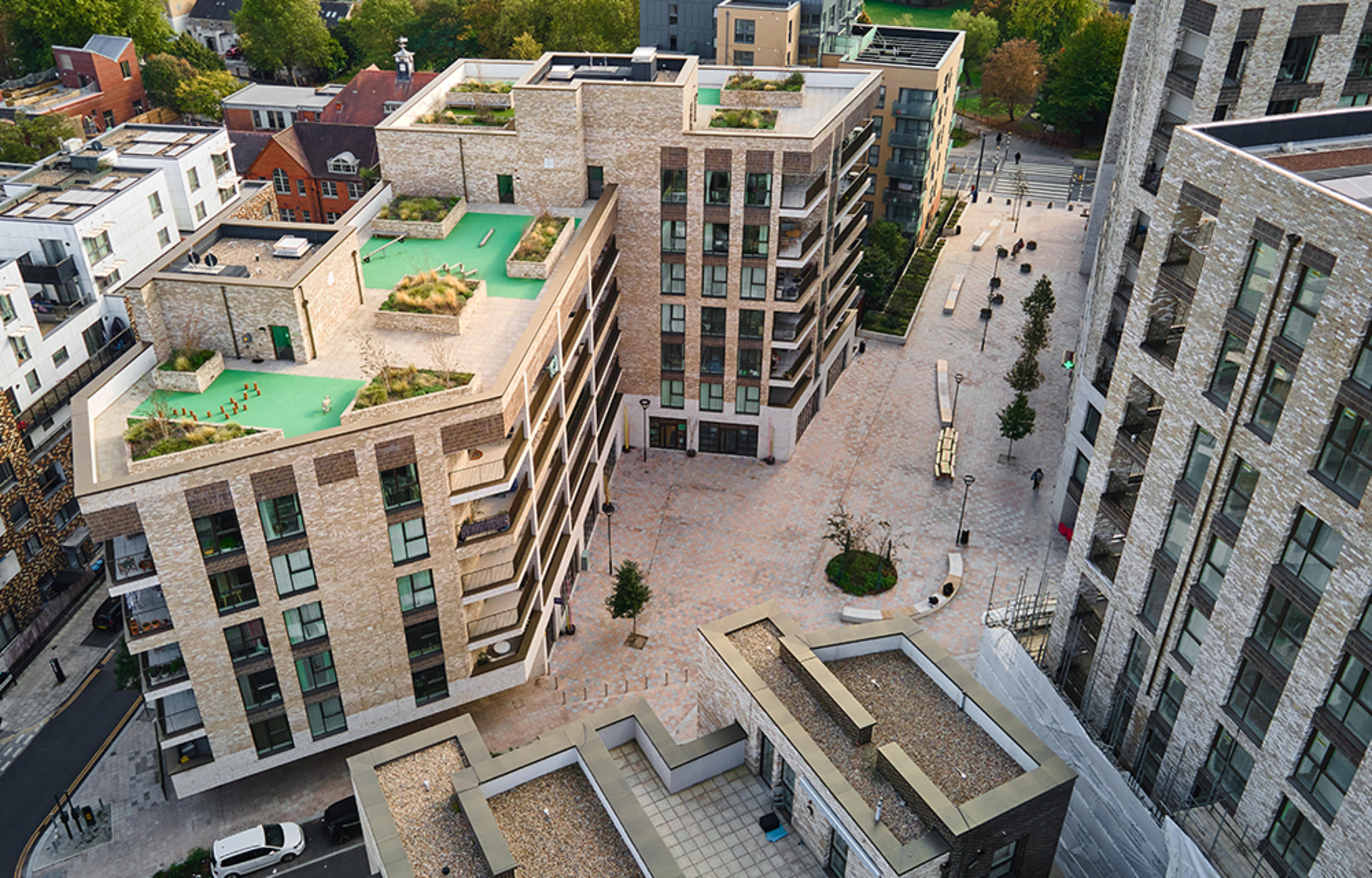 North West Quarter night time view