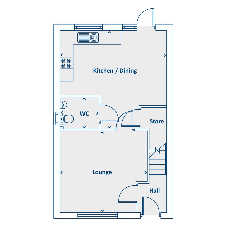 Sowerby Ground Floor Floorplan