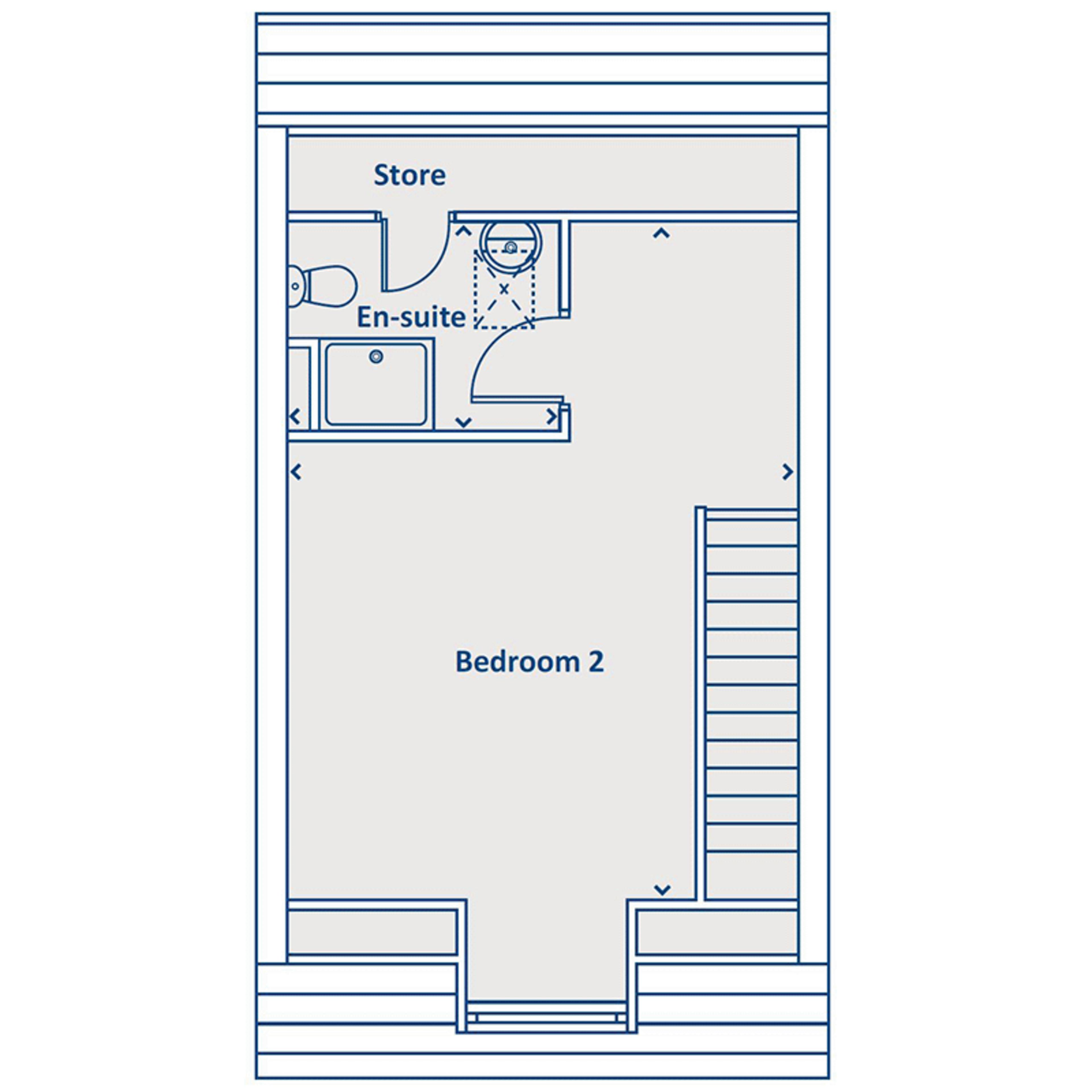 Layout of second floor in the Stratford