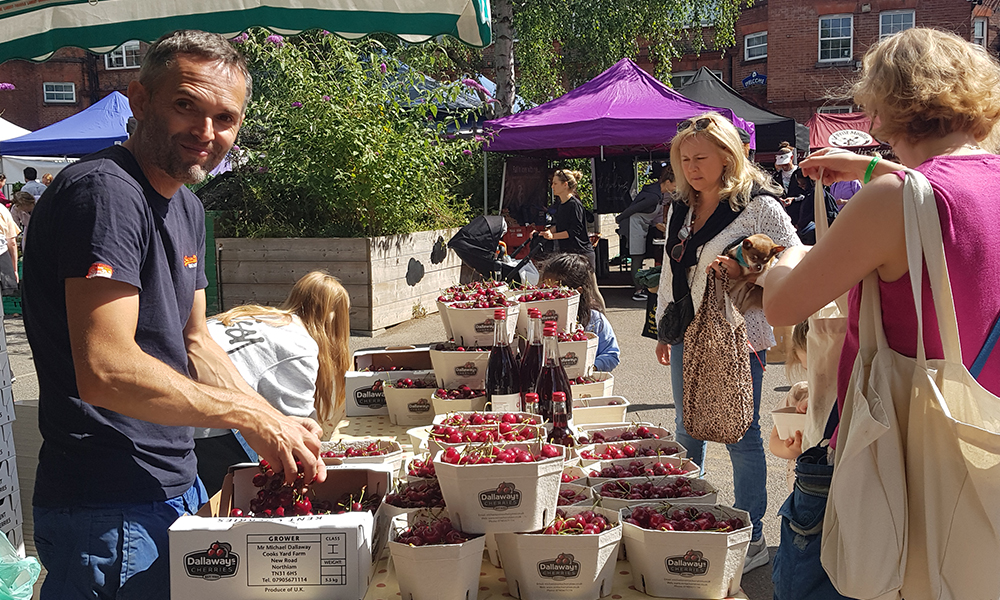 Queens Park Market - ten minutes' walk from NWQ