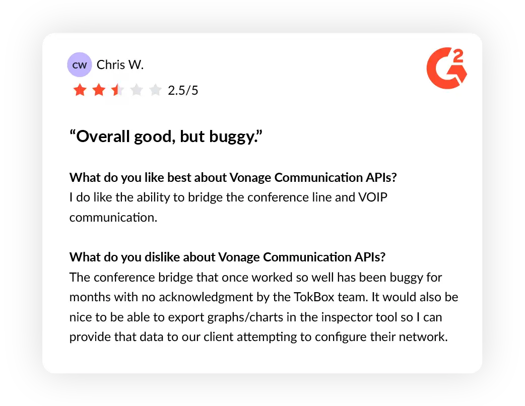 Vonage customer review