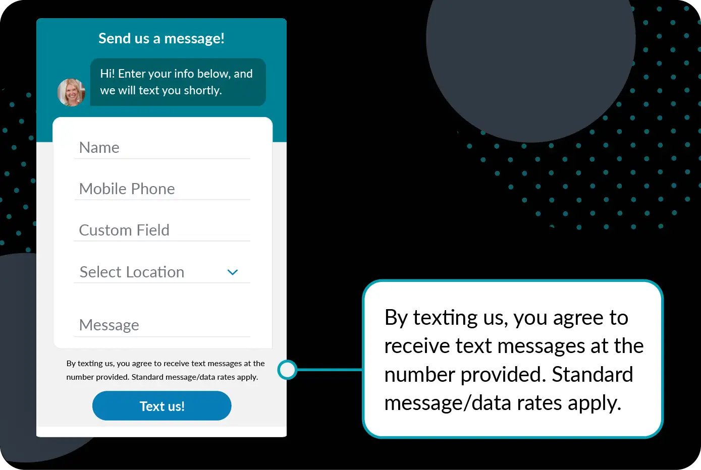 Text-Request-sms-chat-widget-opt-in-language-for-10dlc-regulations