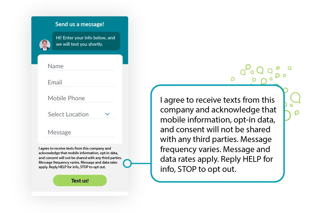Text-Request-sms-chat-widget-opt-in-language-for-10dlc-regulations