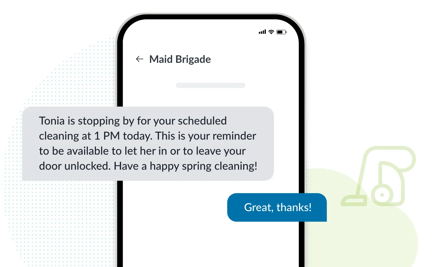 cleaning-schedule-text-reminder-example