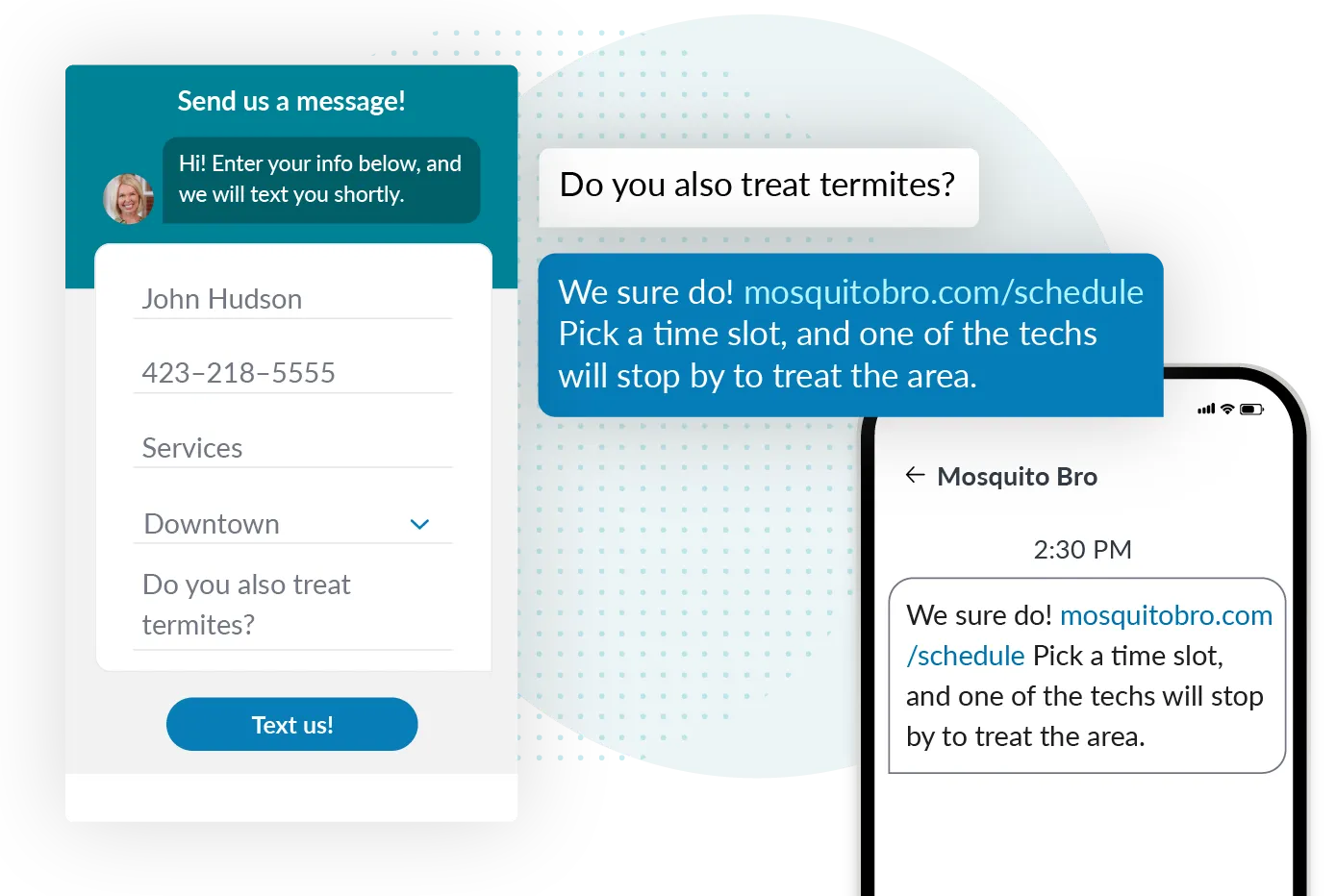 sms-chat-widget-for-pest-control-businesses-from-Text-Request 