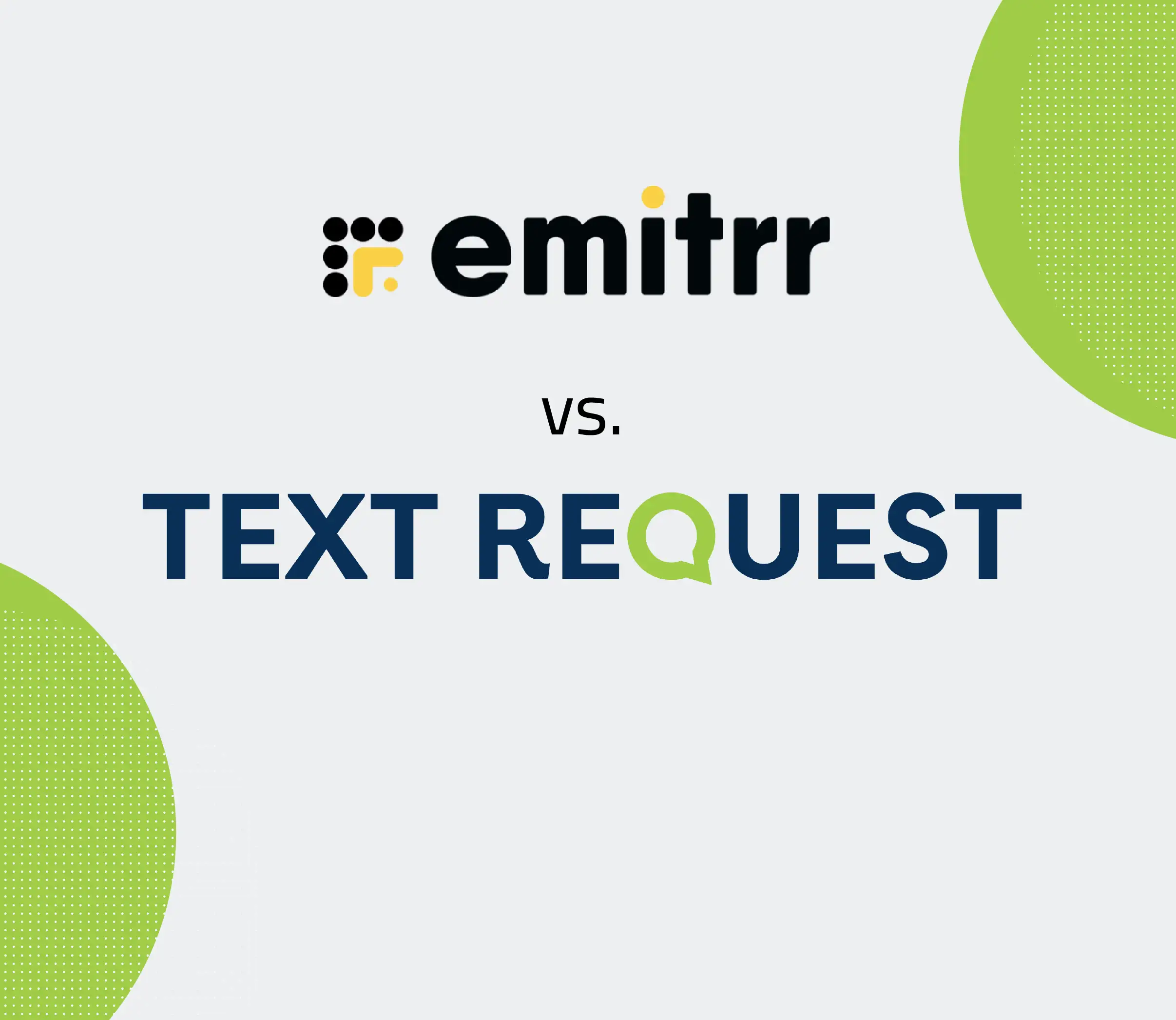 Emitrr vs Text Request Business Texting Services Comparison Digital Report