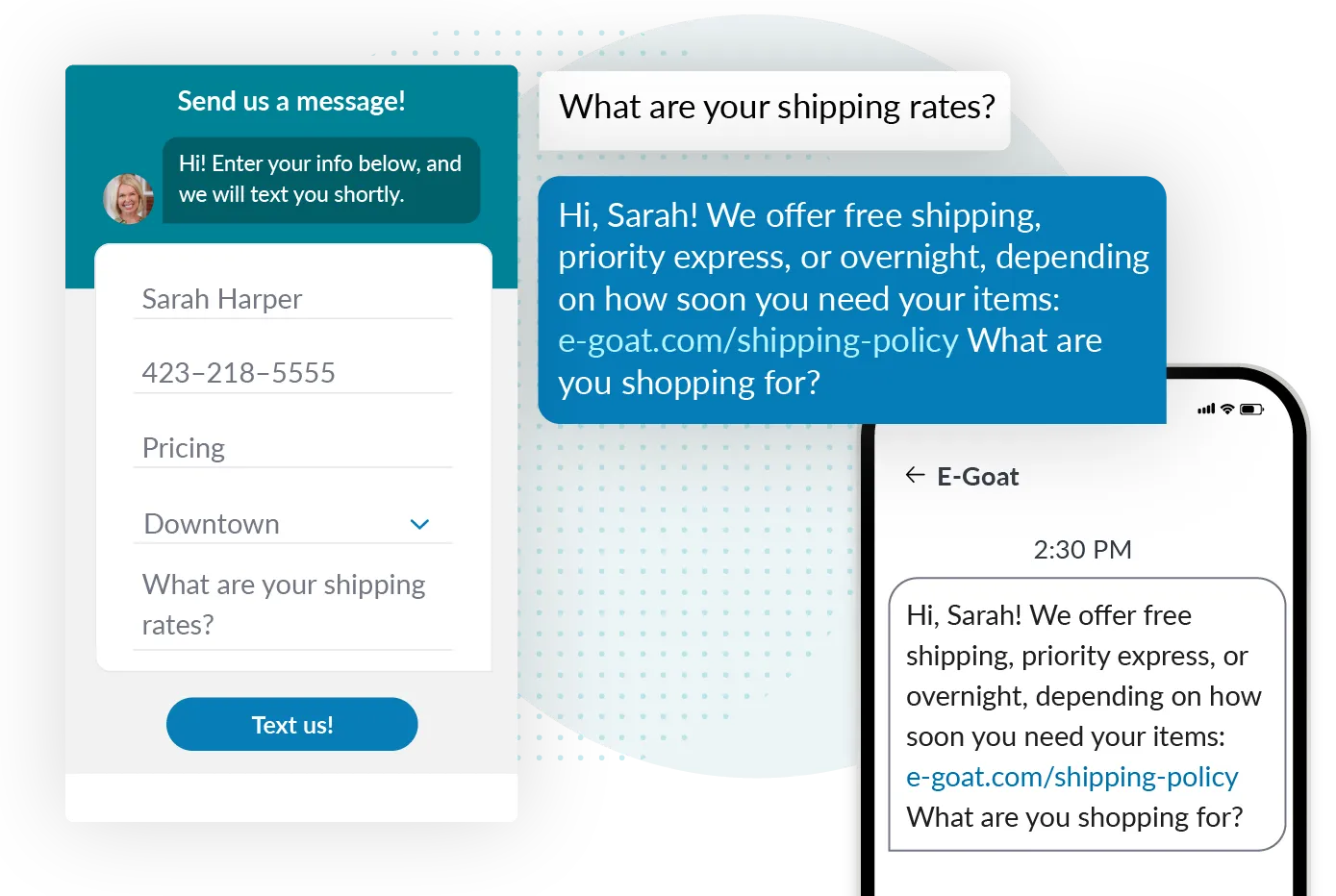 text-request-sms-chat-widget-for-retailers