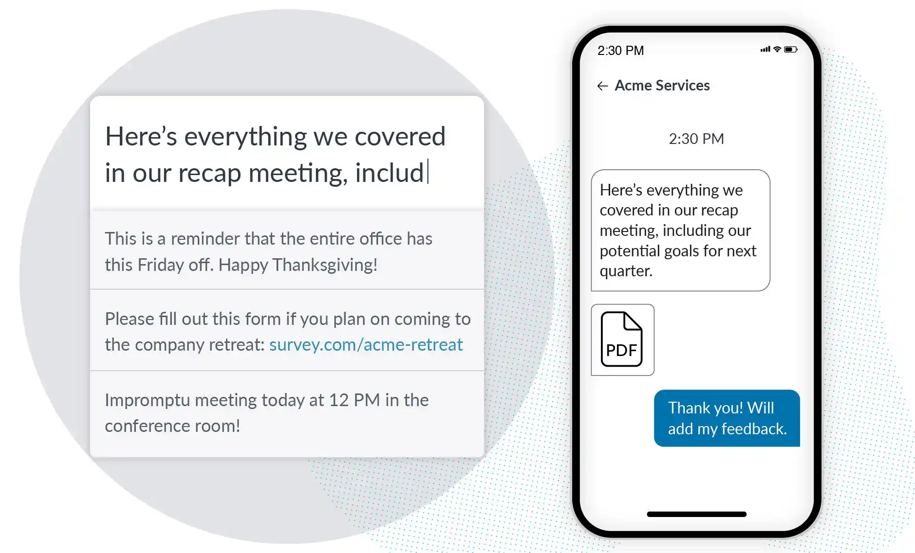 How to Text for Internal Communications