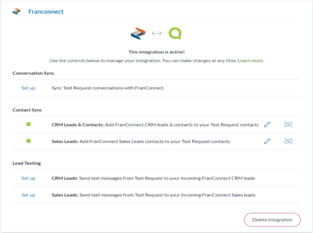 FranConnect Integration