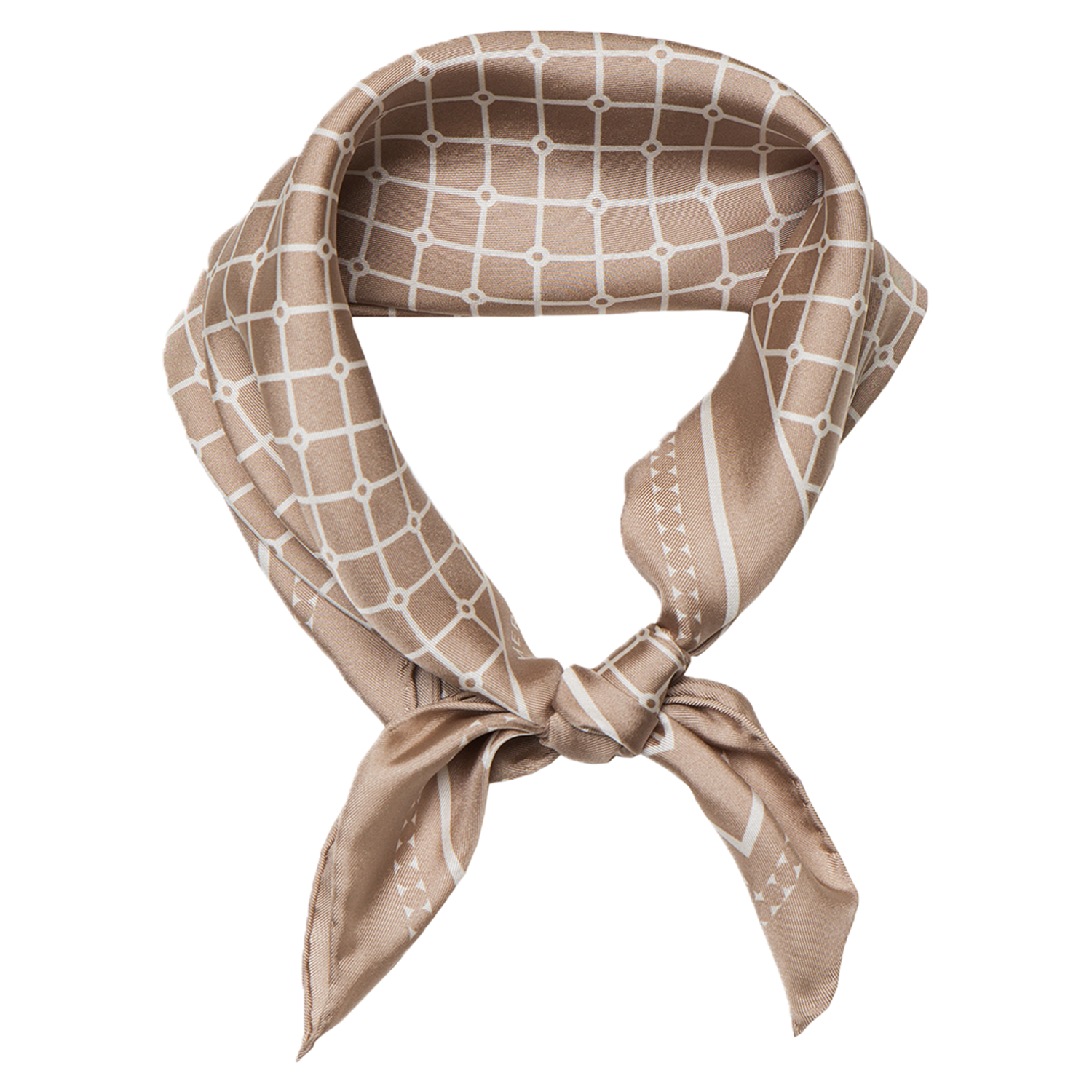 beige designer scarf