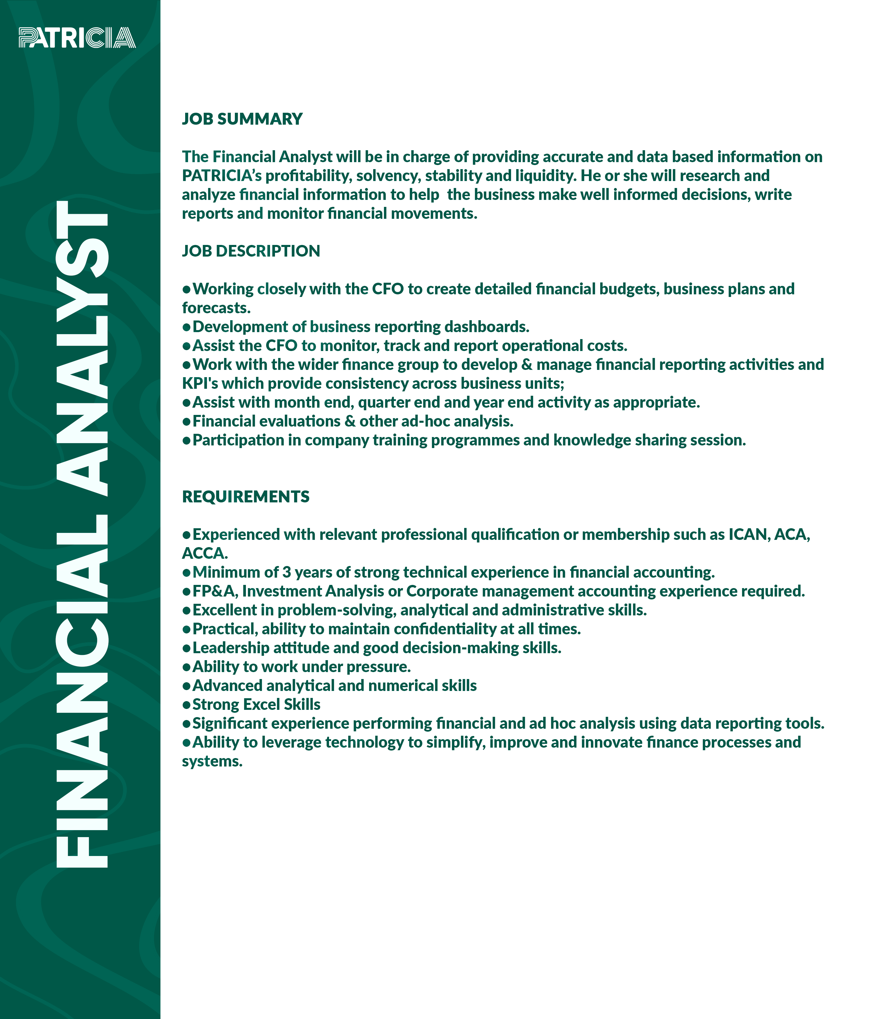 Financial Analyst