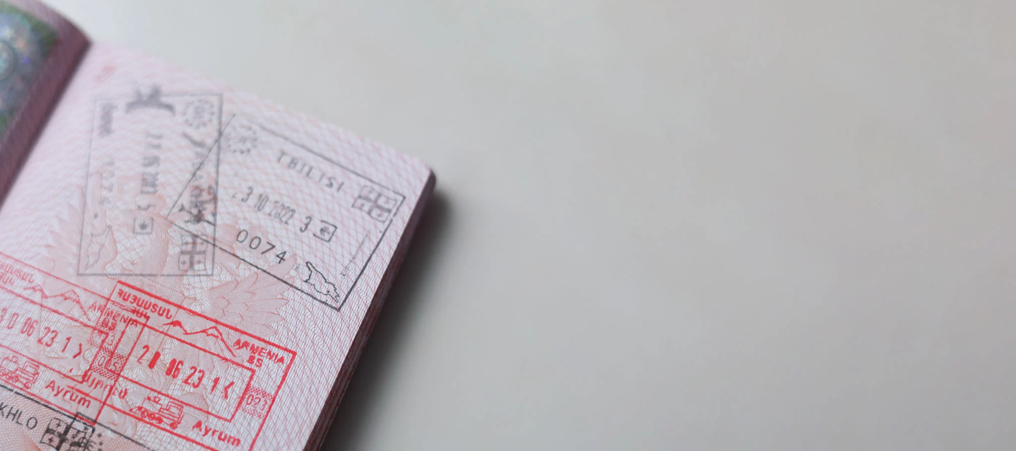 passport stamps
