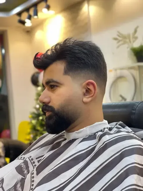 Groomed full beard at Barberhood, JVC Dubai