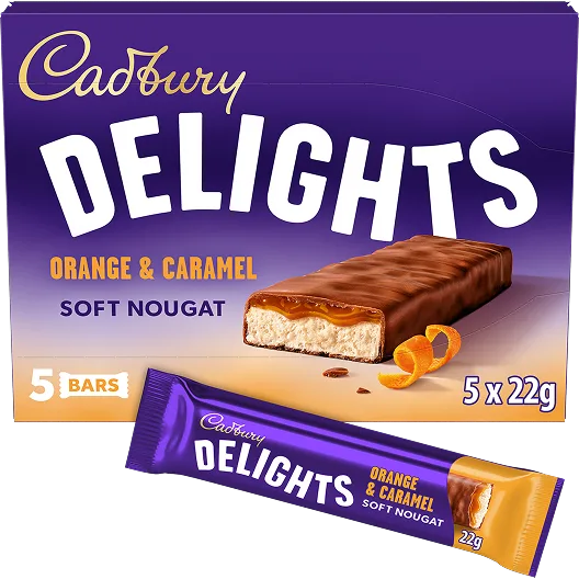 Cadbury Delights Orange & Caramel Soft Nougat