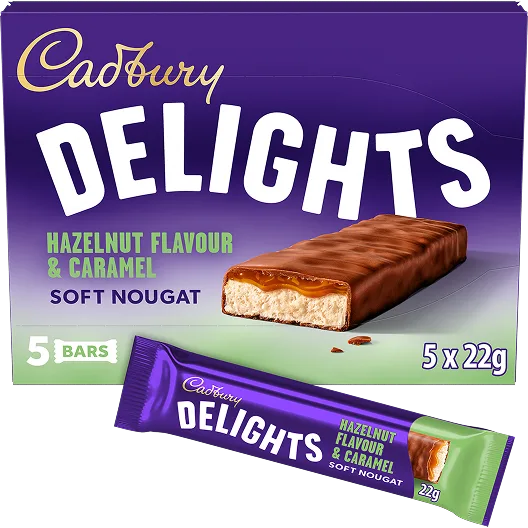 Cadbury delights Hazelnut & caramel