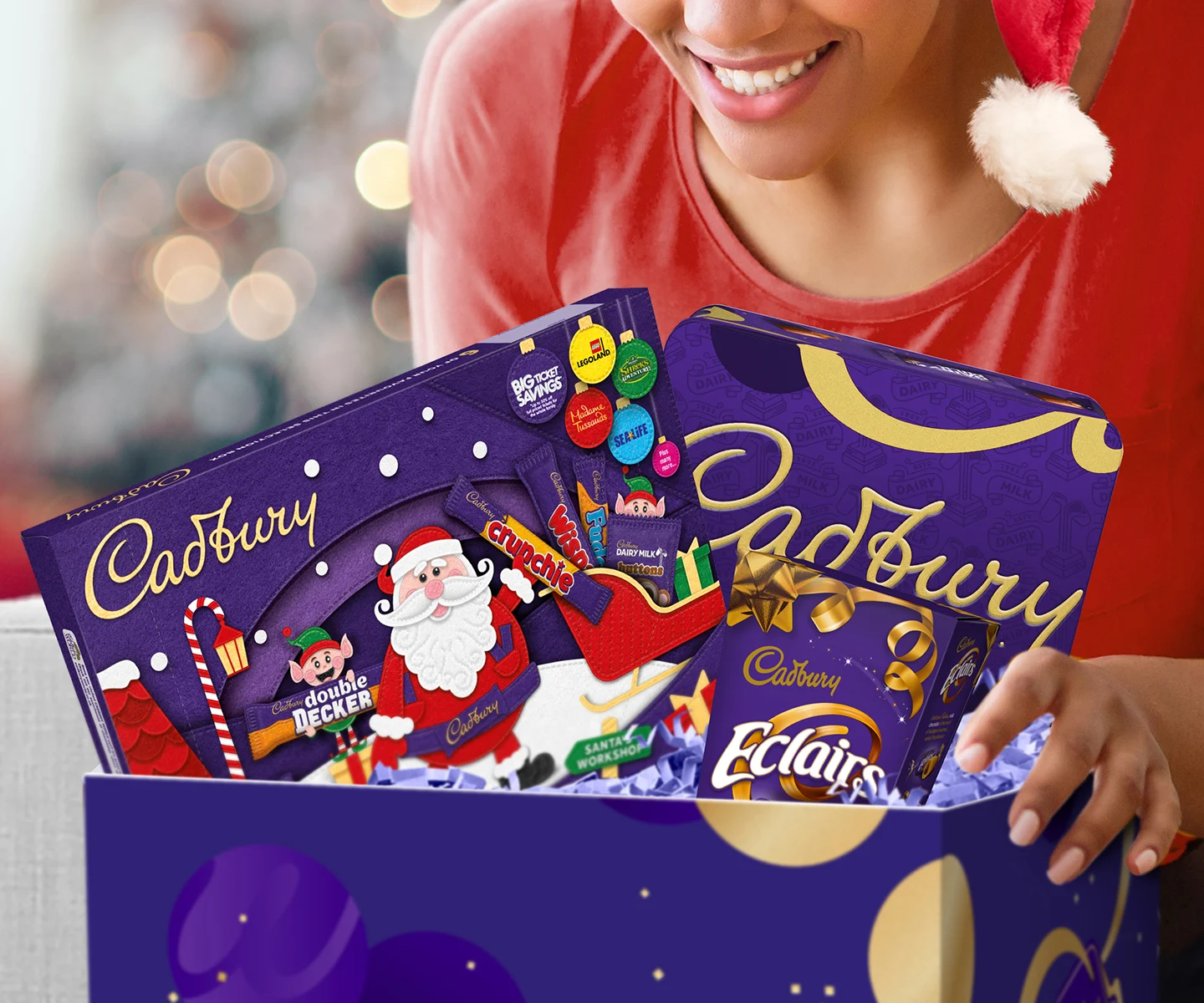 Cadburys Dairy Milk Chocolate Bar Gift Box Hamper Birthday Christmas  Present 