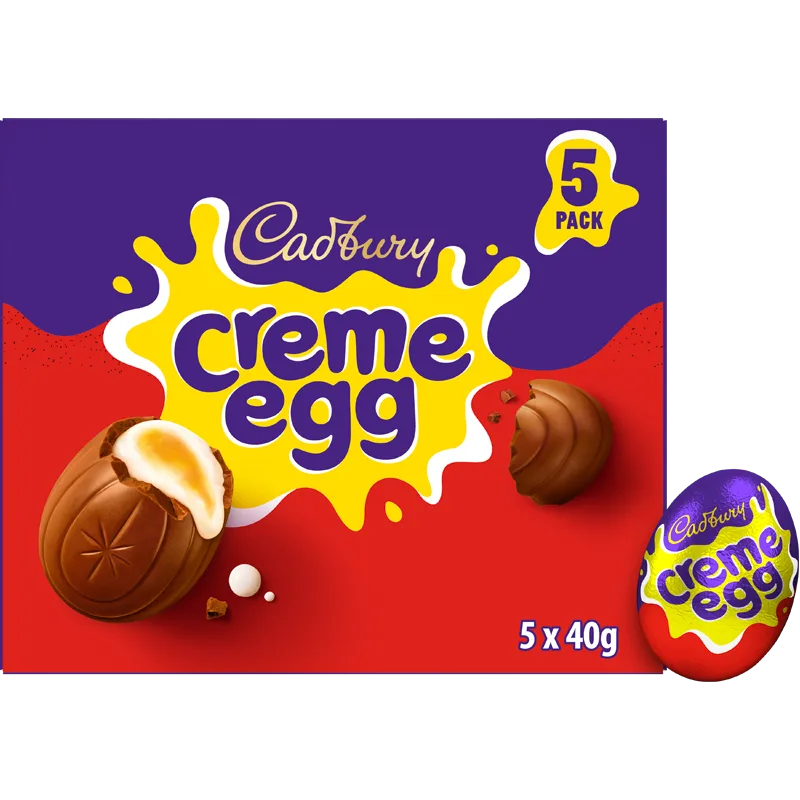 Cadbury Chocolate Creme Egg 10 pack, 5 x classic, 5 x caramel