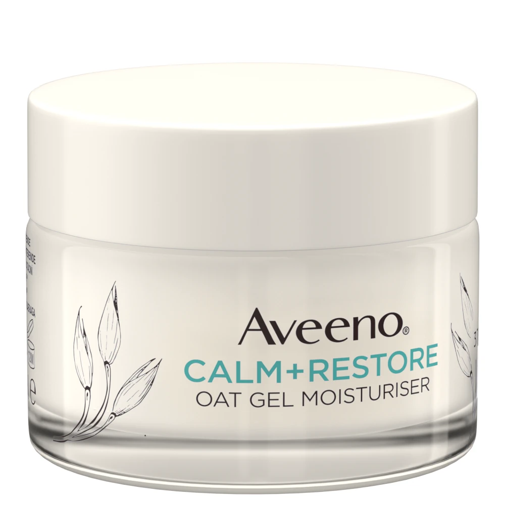 Aveeno® Calm+Restore™ Hydratačný pleťový gél s ovsom, bez parfumov, 50 ml,  na normálnu až suchú, citlivú pokožku