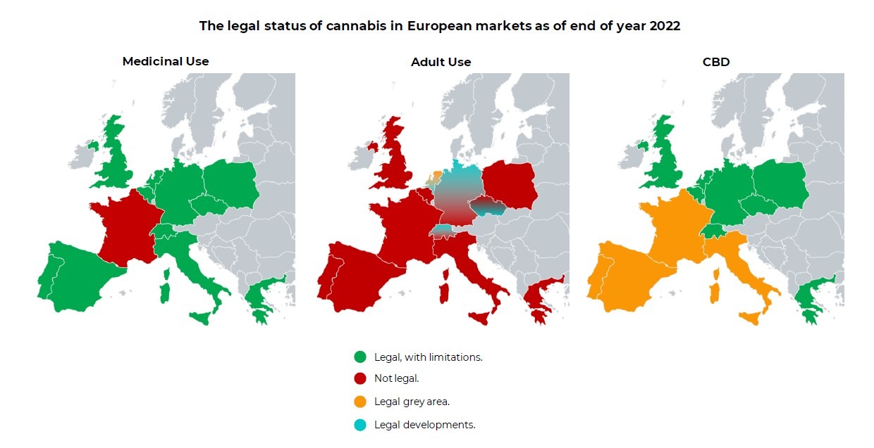 Medical Cannabis And CBD In Europe S Key Markets MyNZTE   Legal Status In Markets 