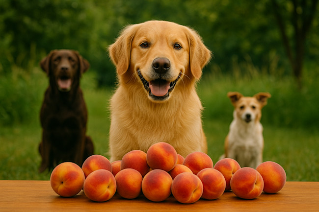 Mohou psi broskve? Pozor dávejte hlavně na pecku