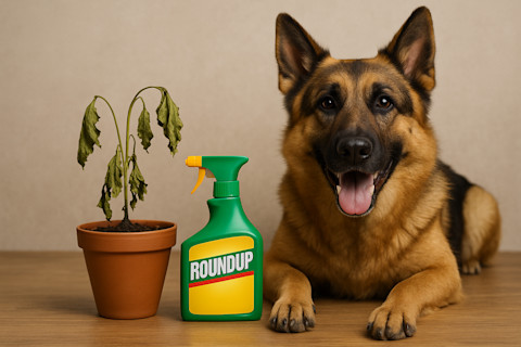 Je Roundup jedovatý pro psy? Na tento postřik dejte velký pozor!